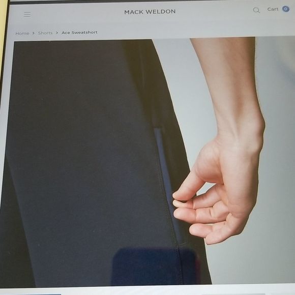 Mack Weldon Ace Sweat Shorts, black size XL, new - Picture 14 of 16